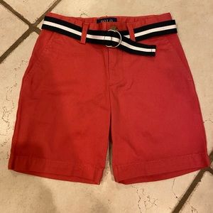 Ralph Lauren Size 3T Nantucket Red shirts with Belt.  EUC